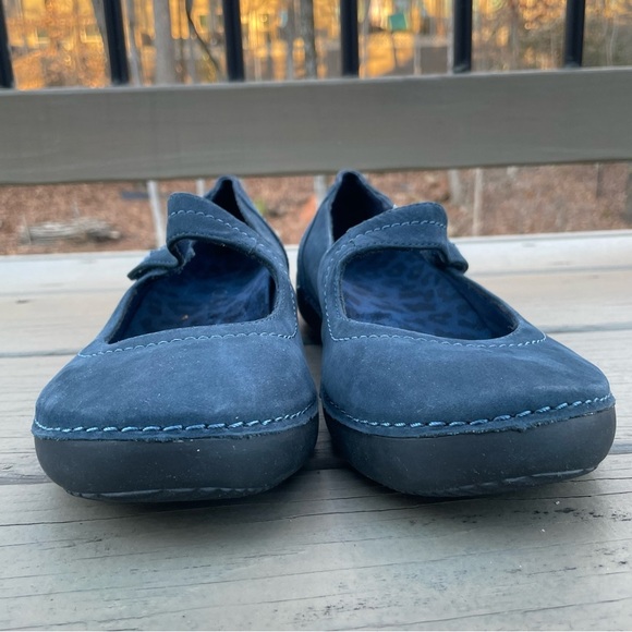 Vionic Cloud Harper navy blue suede Mary Jane slip on shoes size 9.5 Wide - Picture 4 of 15